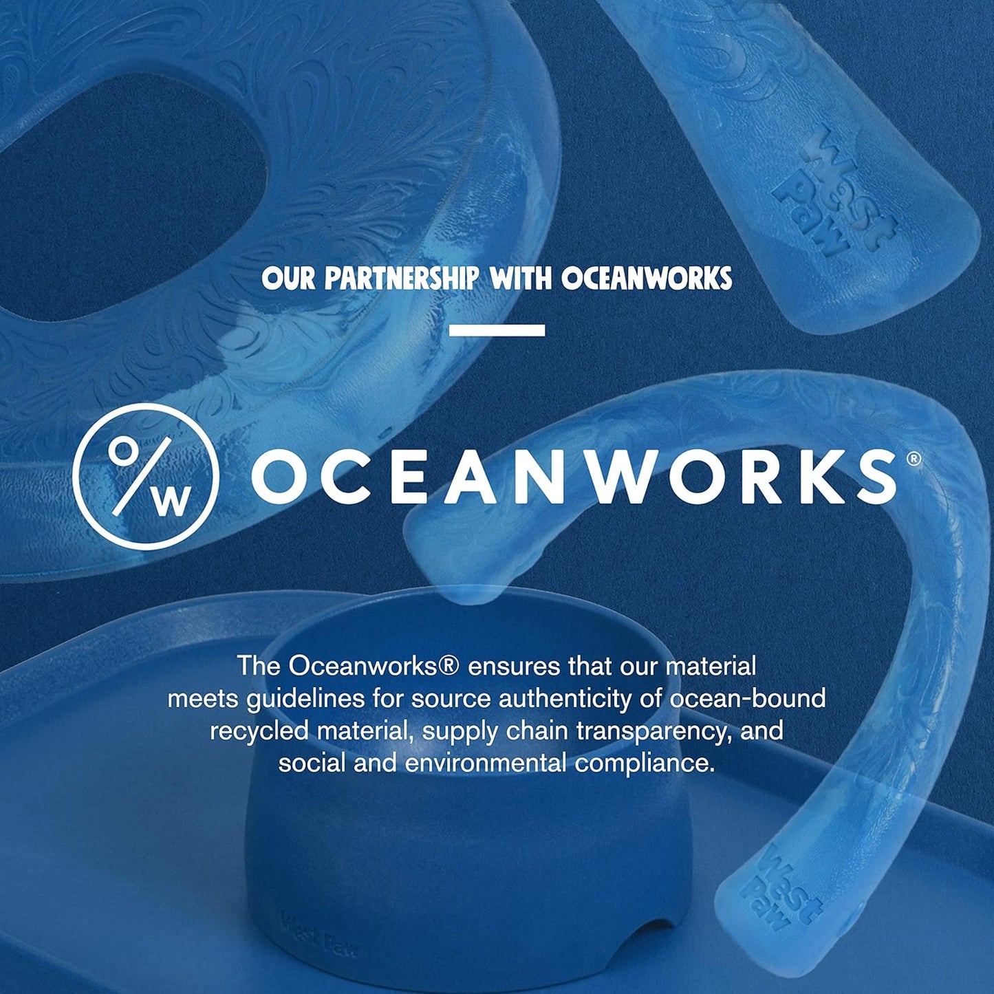 WEST PAW Seaflex Drifty Dog Toy – Machine Washable Dog Toys for Moderate Chewers – Eco-Friendly Zogoflex Toys for Dogs – Perfect for Gnawing, Fetch, Catch, Pet Training – 8.5" Large, Emerald