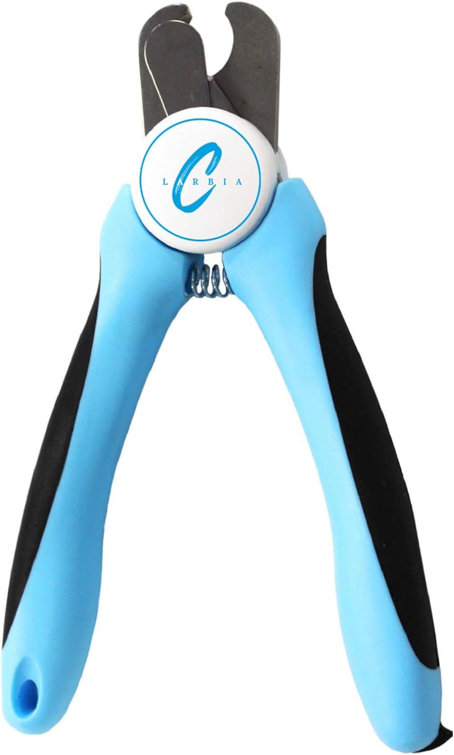 Pet Nail Clippers, Stainless Steel, Ergonomic Non Slip Design, Safe Home Pet Grooming for Cats and Dogs (Blue)