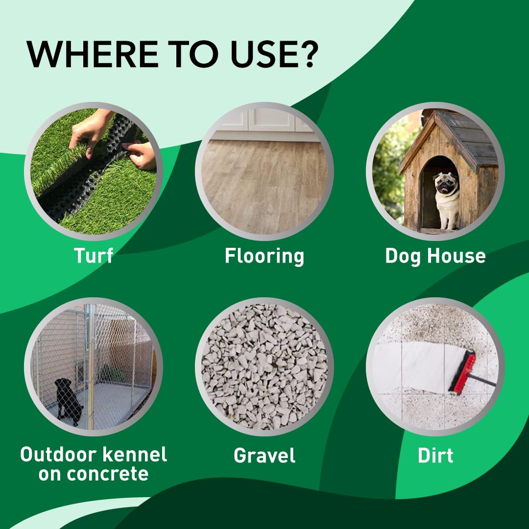 Thornell KOE Kennel Odor Eliminator Concentrate, Odor Eliminator for Strong Odors, Great for Cages, Runs, Floors & More, Pet Odor Eliminator for Home & Kennel w/Safe, Non-Enzymatic Formula, 128 oz