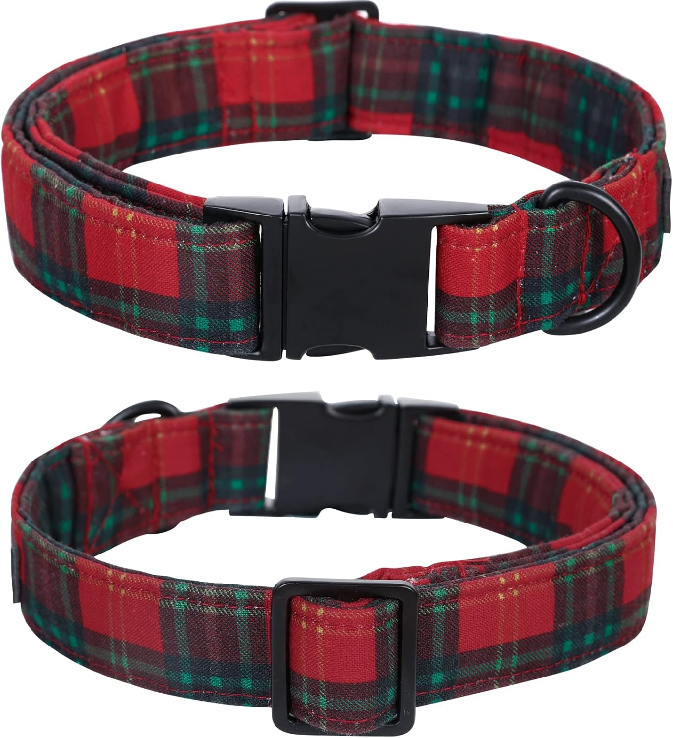 Lionet Paws Christmas Dog Collar with Sailor Bow, Bowtie for Dogs, Adjustable Comfortable Dog Collar Girl, XL, Neck 16-26 in