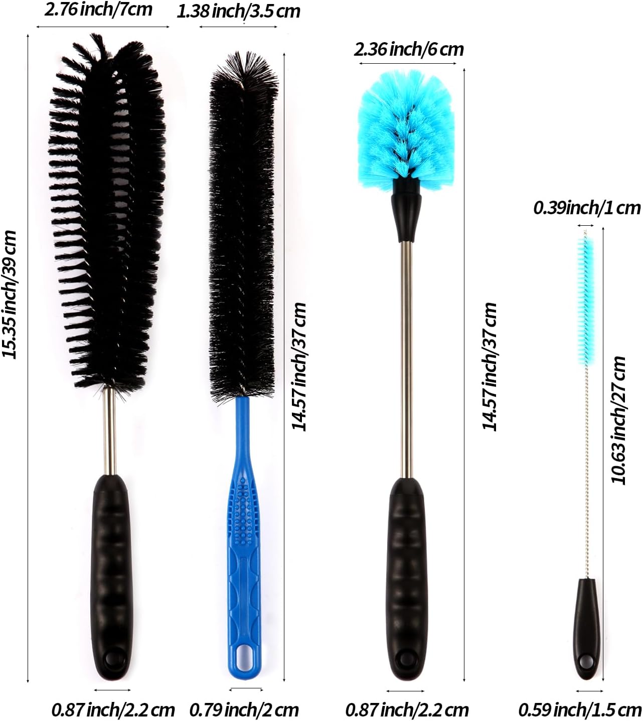 11 in 1 Fish Tank Aquarium Cleaning Brush Kit,Aquarium brushSutiable for Acrylic Fish Tank, and Plastic Fish Tank,Glass Fish Tank,Non Rusting,Fish Tank Cleaning Tools