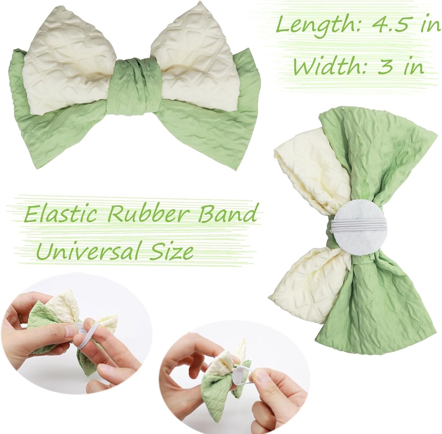 10 PCS Dog Bow Ties, Color Block, Adjustable Pet Bow Tie for Small Medium Large Dog Cat, Collar Attachment Sliding Bowties with Rubber Bands, Grooming Accessories for Wedding Party