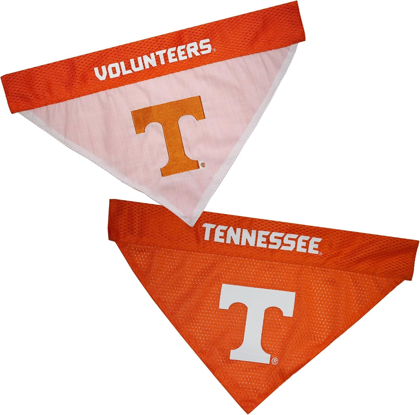 Pets First Collegiate Pet Accessories, Reversible Bandana, Tennessee Volunteers Size XX-Large